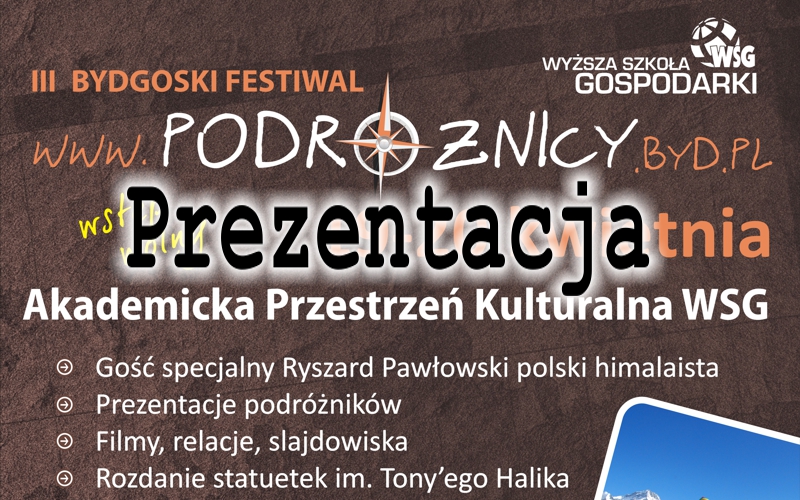 Bydgoski Festiwal Podróżnicy 2013