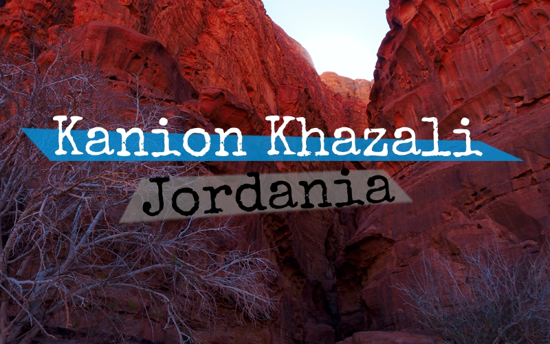 Kanion Khazali - Jordania - Piąty Kierunek